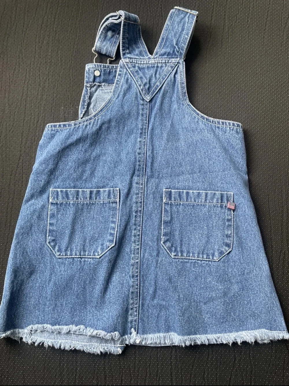 Vintage U.S. Polo Assn. Light Blue Denim Overall Skirt